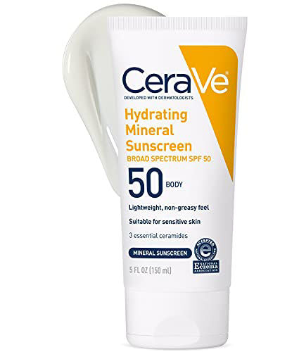CeraVe Hydrating Mineral Sunscreen SPF50