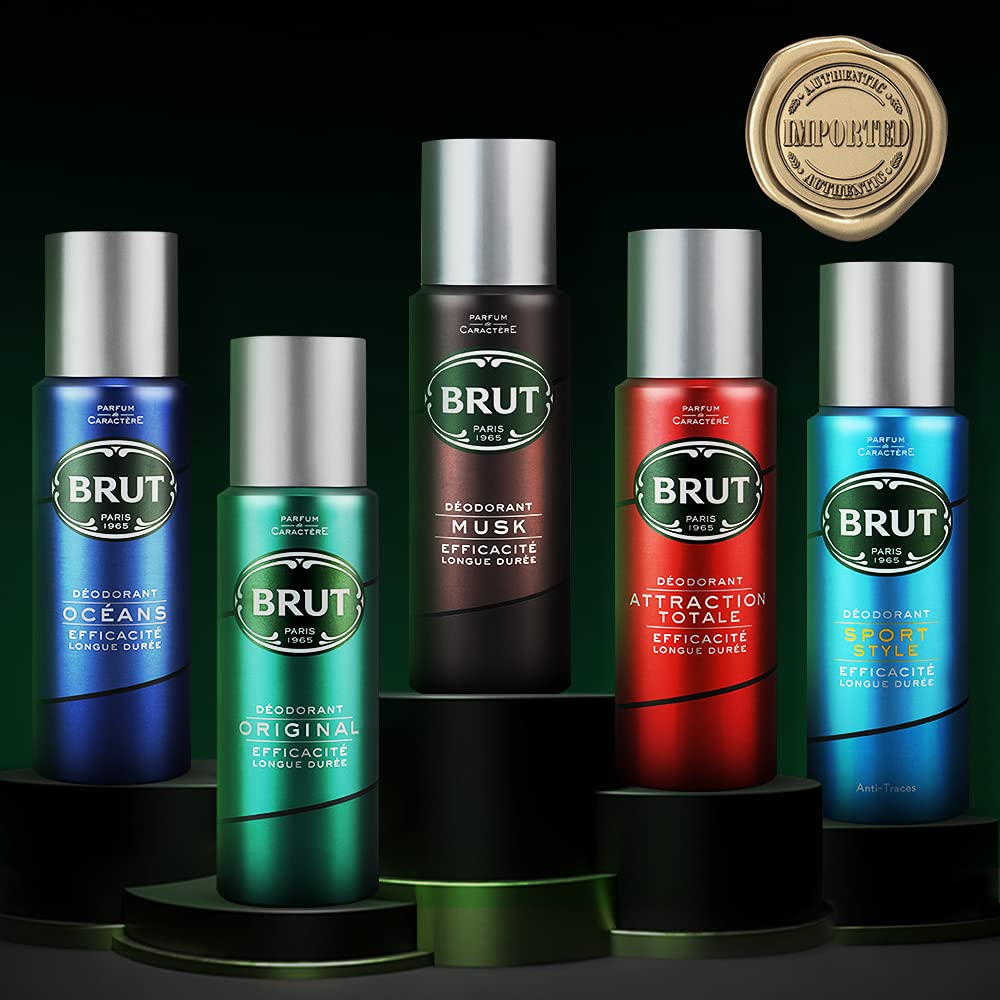 Brut Attraction Totale Deodorant For Men, 200ml