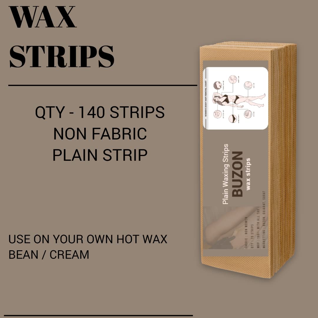 Waxing Strips, Non-Woven Hair Removal  140 pcs