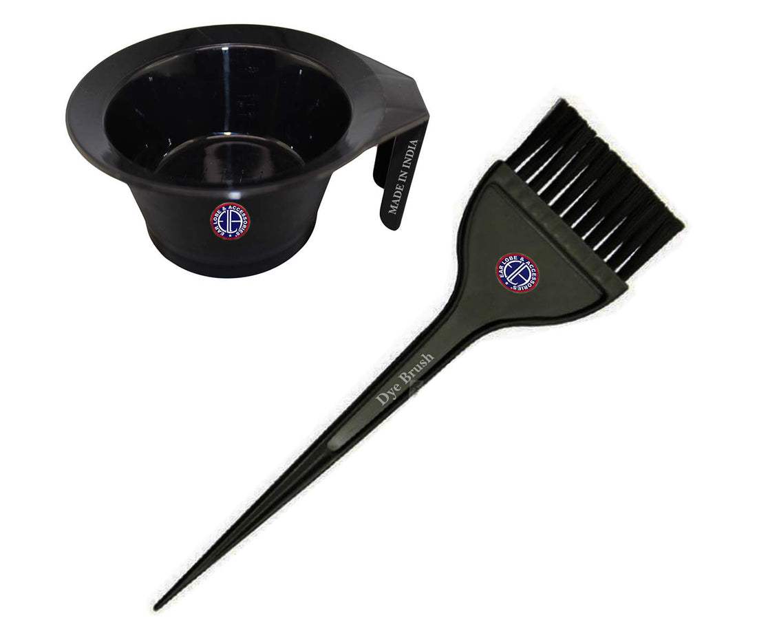 Salon Professional Hair Color Bowl with Brush