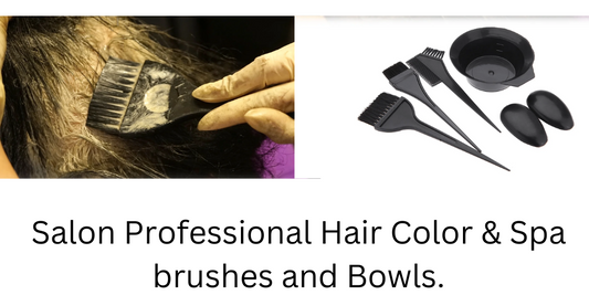 Salon Professional Hair Color Bowl with Brush