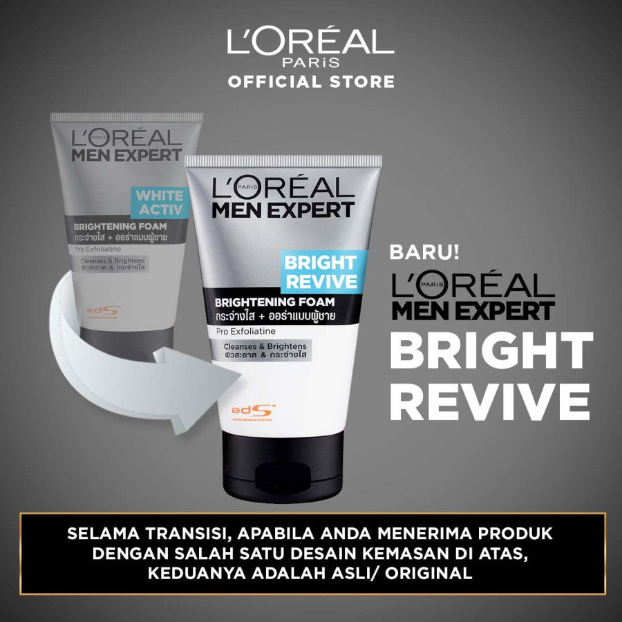 L'Oréal Men Expert Bright Revive Brightening Foam