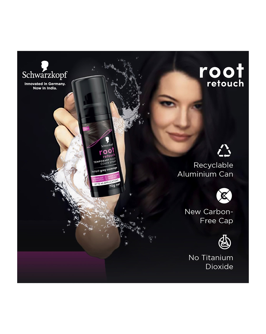 Schwarzkopf root retouch spray Black