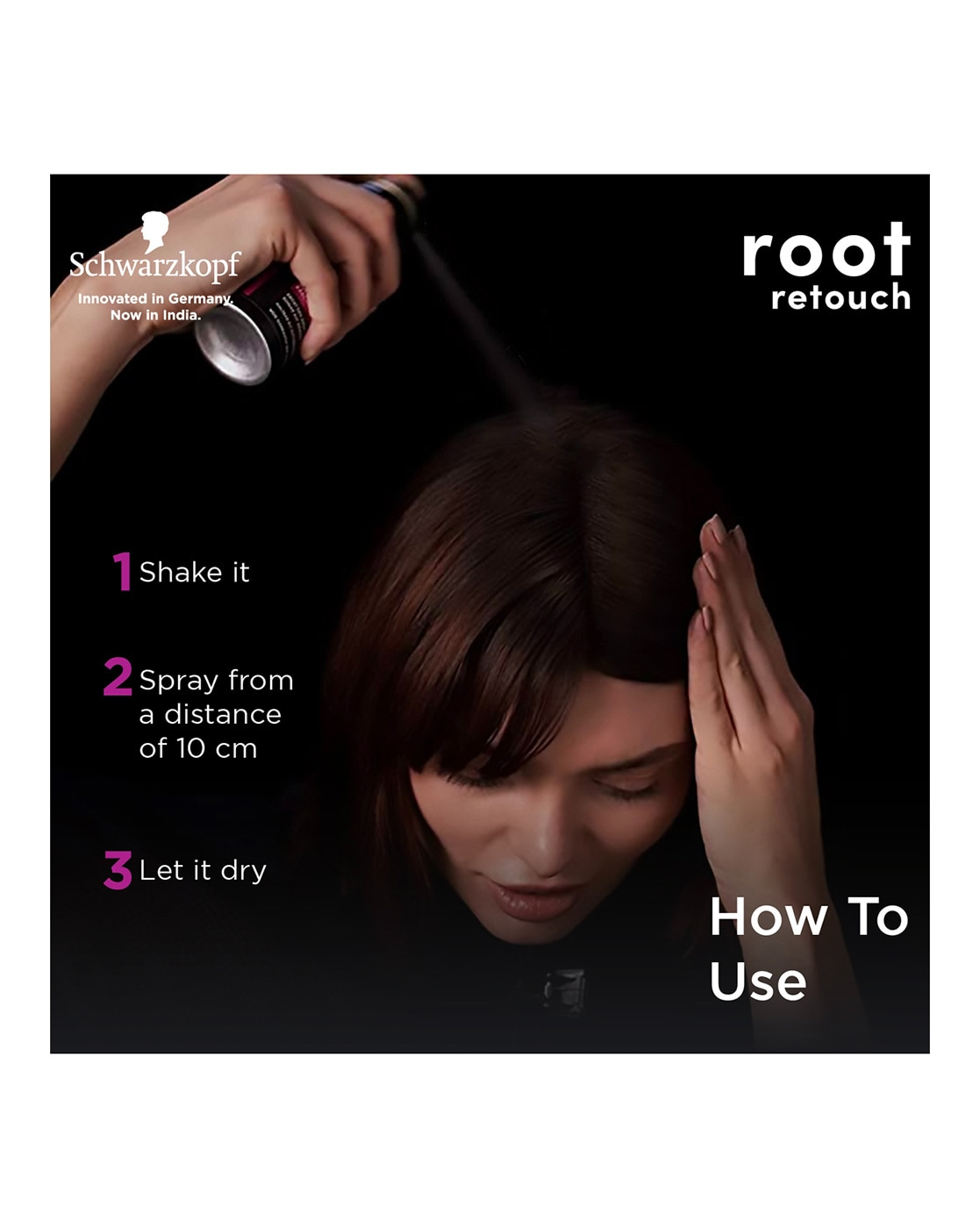 Schwarzkopf root retouch spray Black