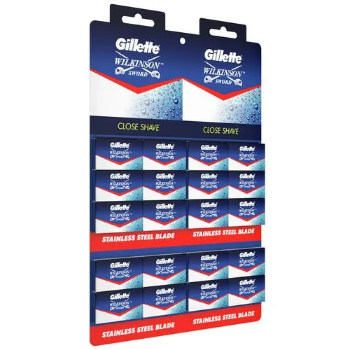 Gillette Wilkinson Sword Shaving Blades 20 Pack