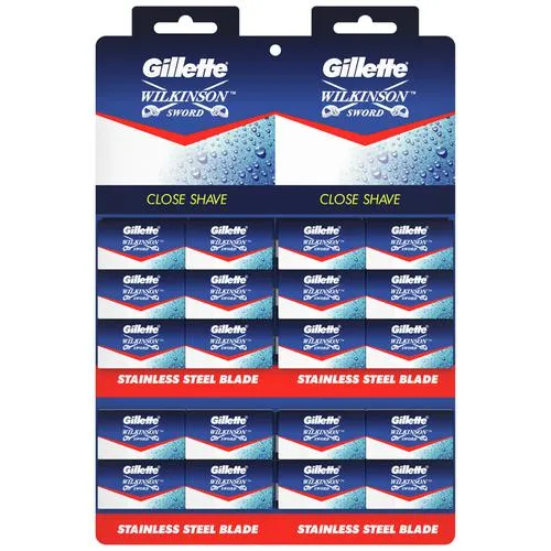 Gillette Wilkinson Sword Shaving Blades 20 Pack