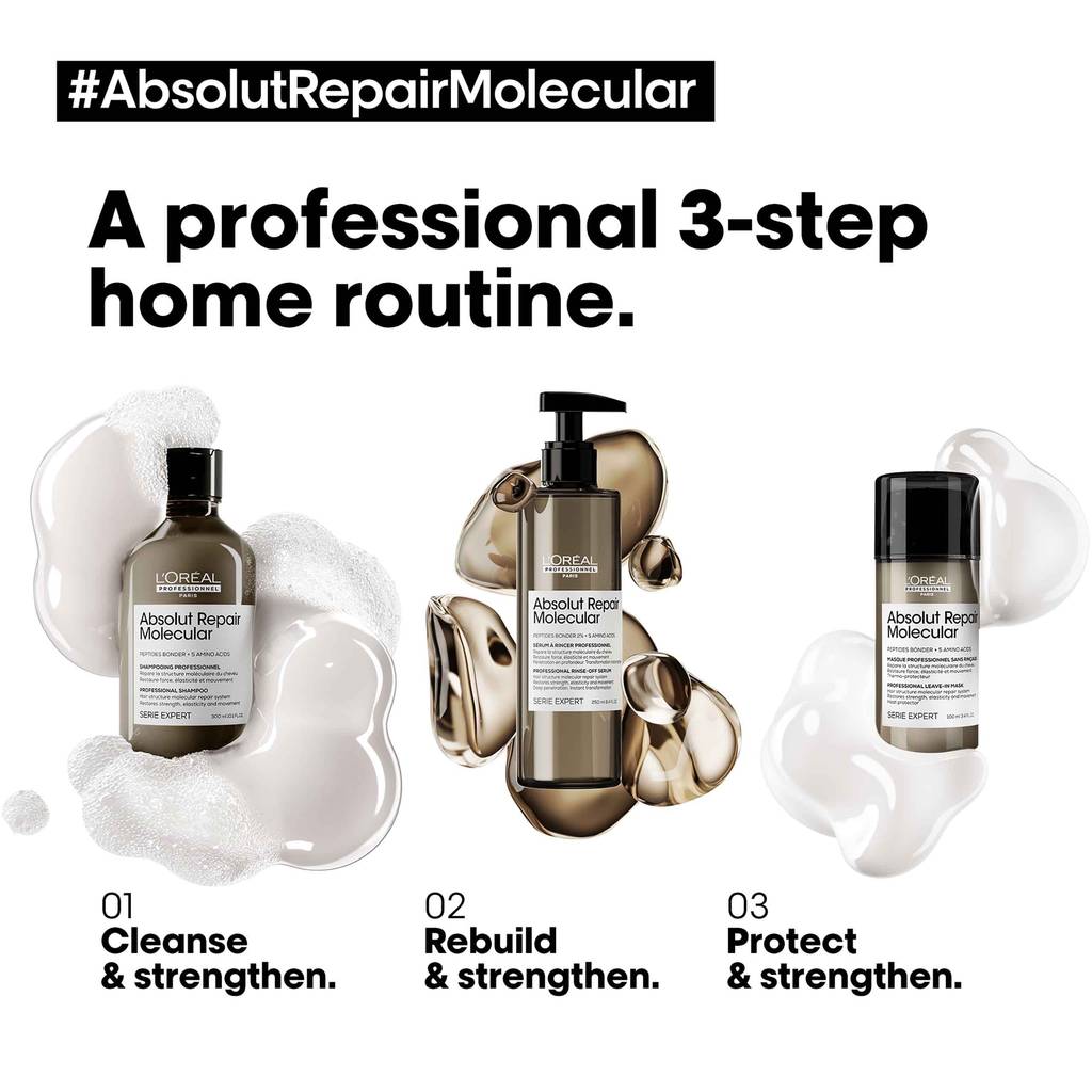 L’Oréal Professionnel Absolut Repair Molecular Peptides Bonder regime