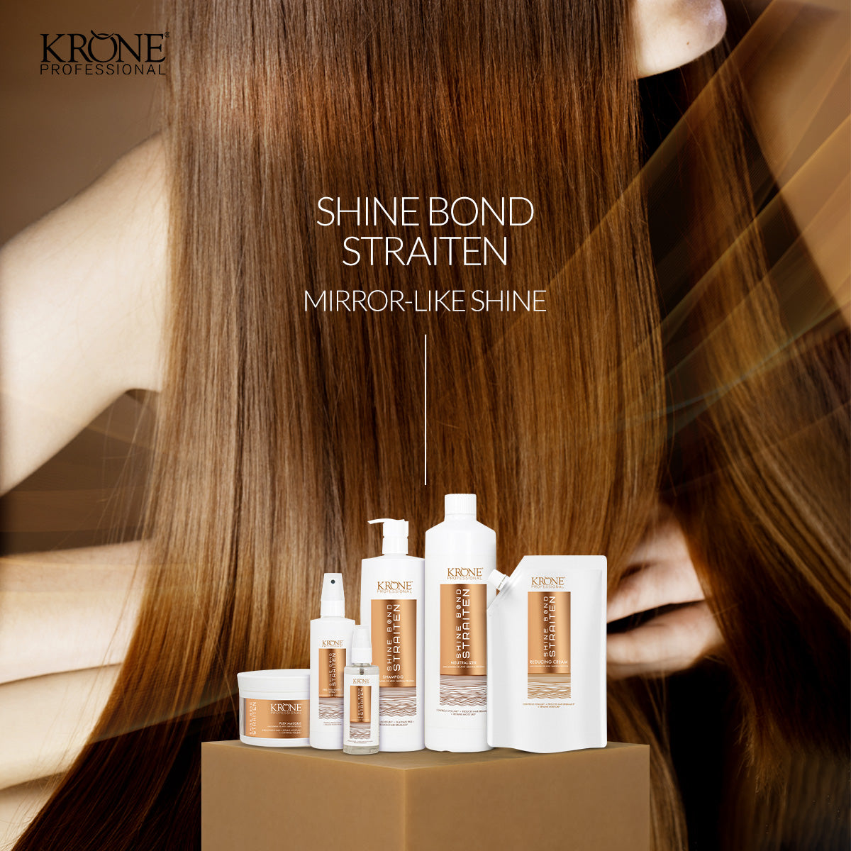 Krone Professional Shine Bond Straigening Cream with Neutrilizer