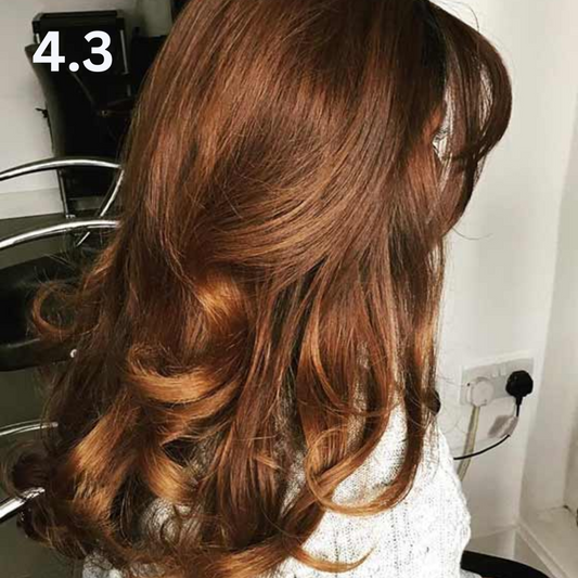 Salon Professional Hair Color No 4.3 GoldenBrown