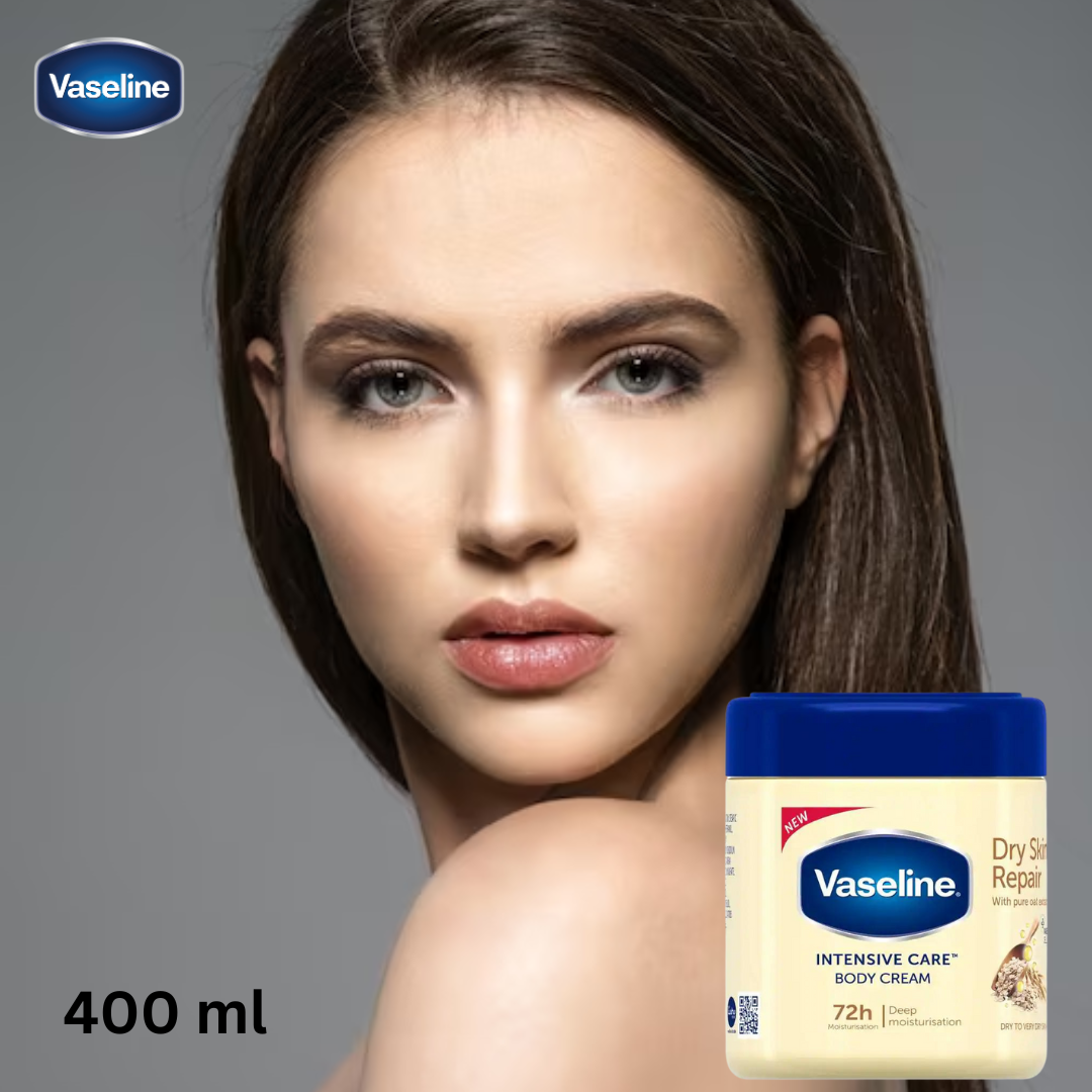 Vaseline Dry Skin Repair Body Cream 400ml