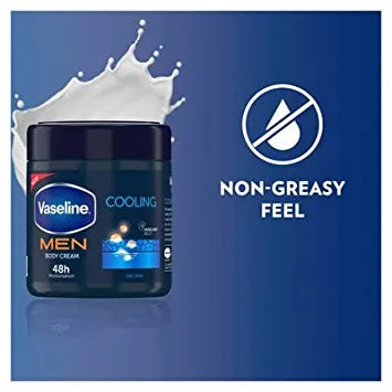 Vaseline Men Cooling Body Cream 48h 400ml