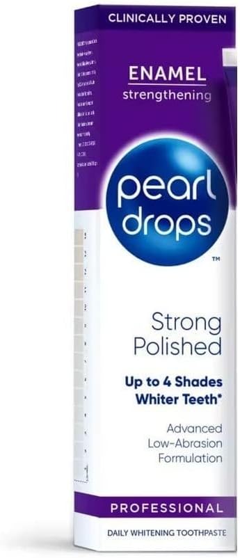 Pearl Drops Enamel Strengthening Strong Polished toothpaste