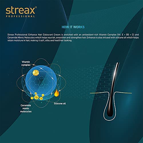 Streax Professional Enhance Light Brown 5 ammonia free