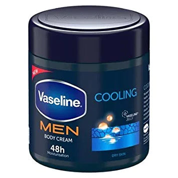 Vaseline Men Cooling Body Cream 48h 400ml