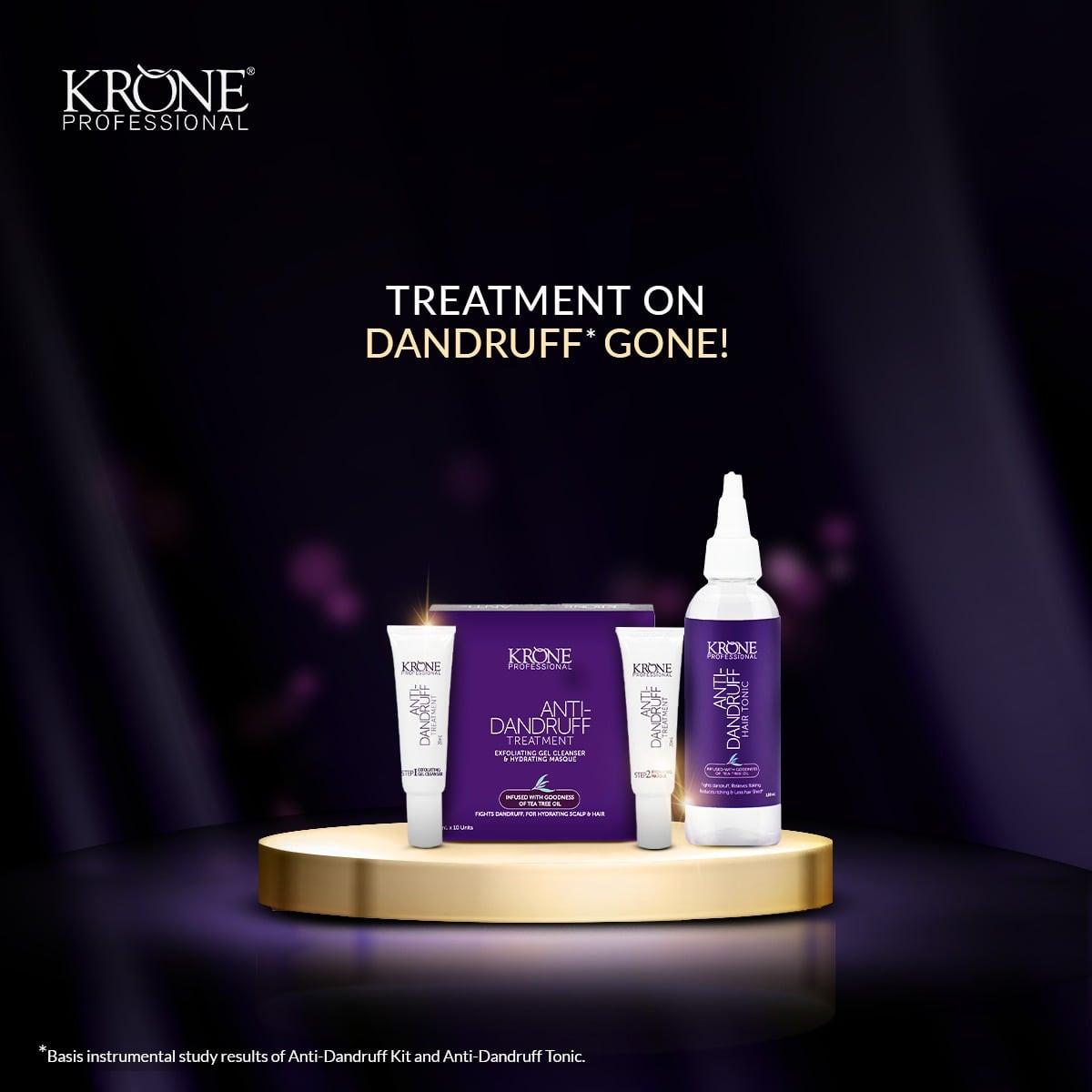 Krone Professional Anti-Dandruff Treatment kit