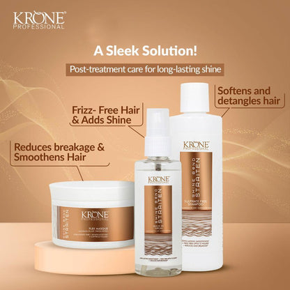 Krone Professional Shine bond shampoo, mask & serum
