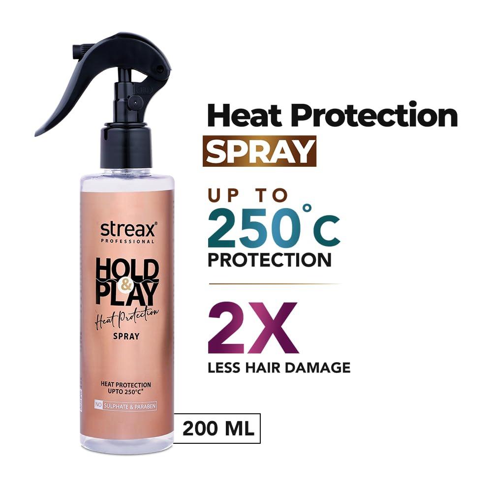 Streax Hold & Play heat protection spray