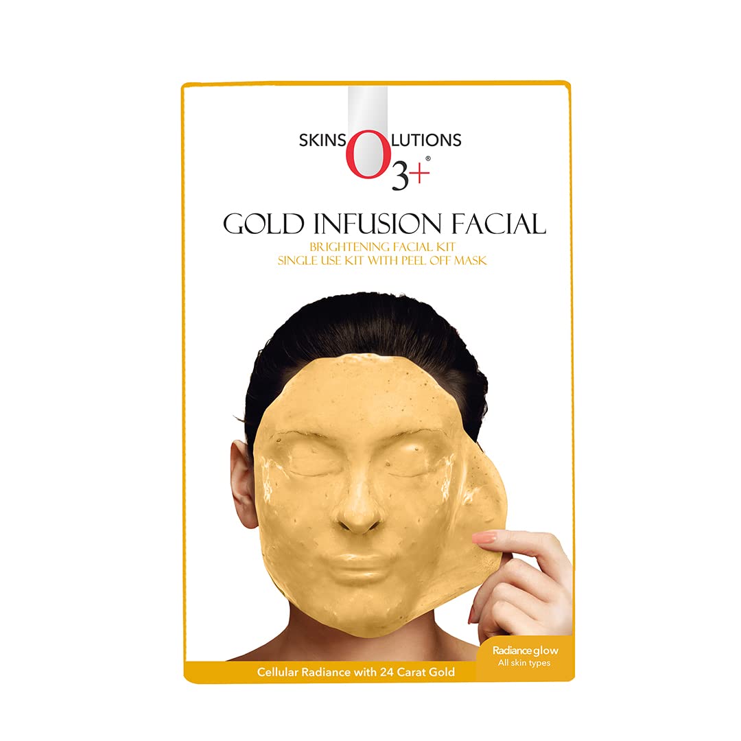 O3+ Gold Infusion Facial kit with Peel Off Mask