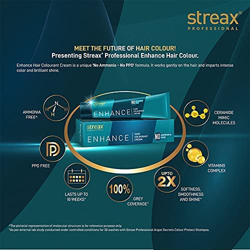 Streax Professional Enhance Light Brown 5 ammonia free