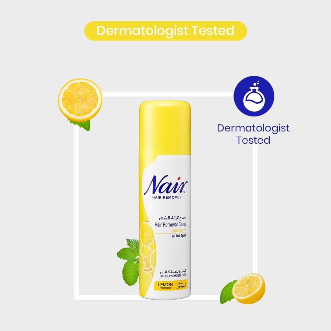 Nair Hair Remover Spray Lemon Fragrance