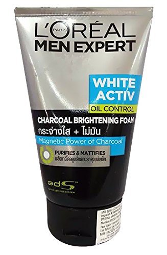 Espuma iluminadora con carbón activo White de L'Oreal Men Expert