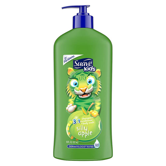 Suave Kids 3in1 Silly Apple Shampoo