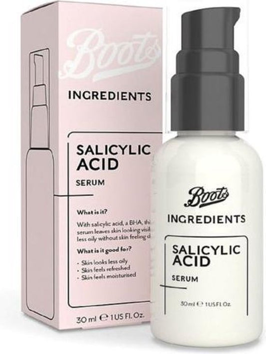 Boots Ingredients Salicylic Acid Serum 30 ml
