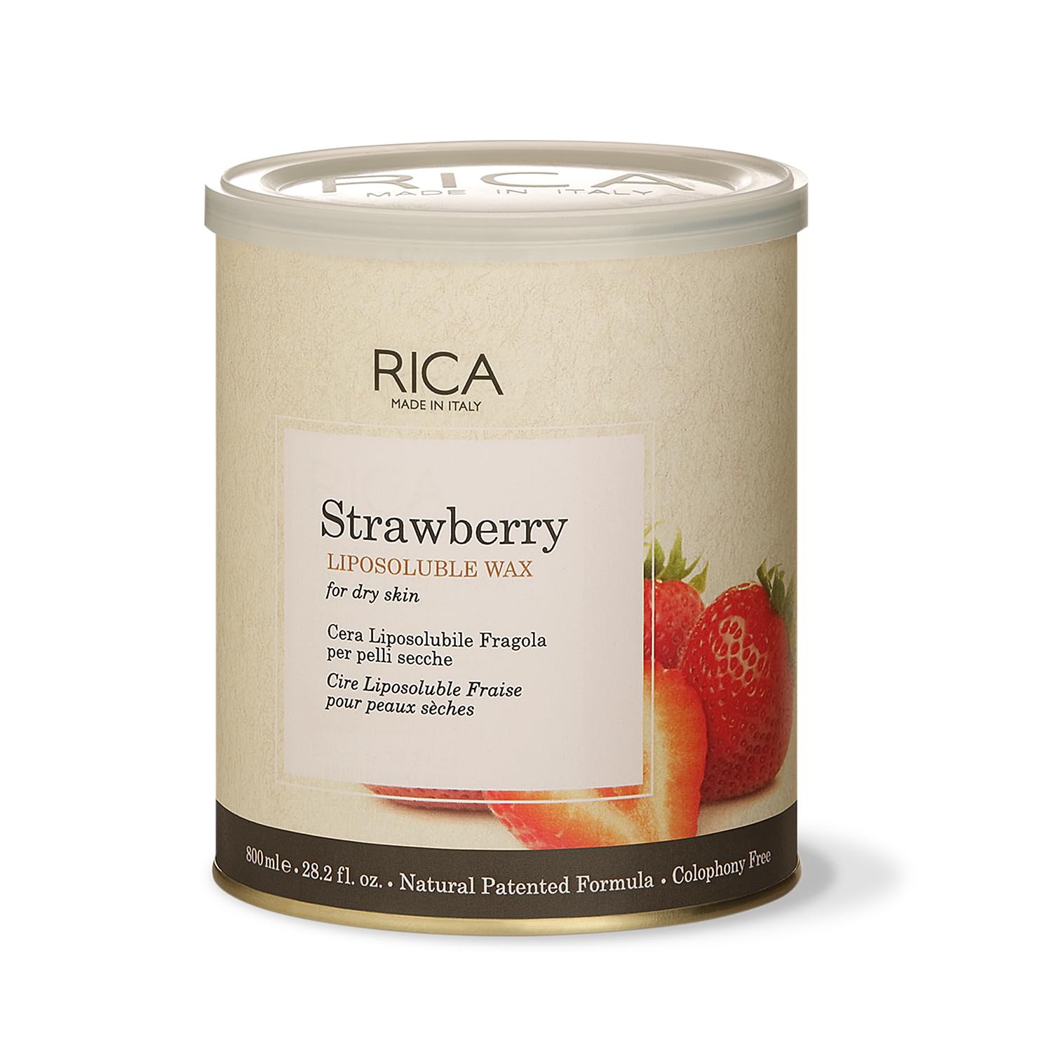 Rica Strawberry Liposoluble Wax 800g