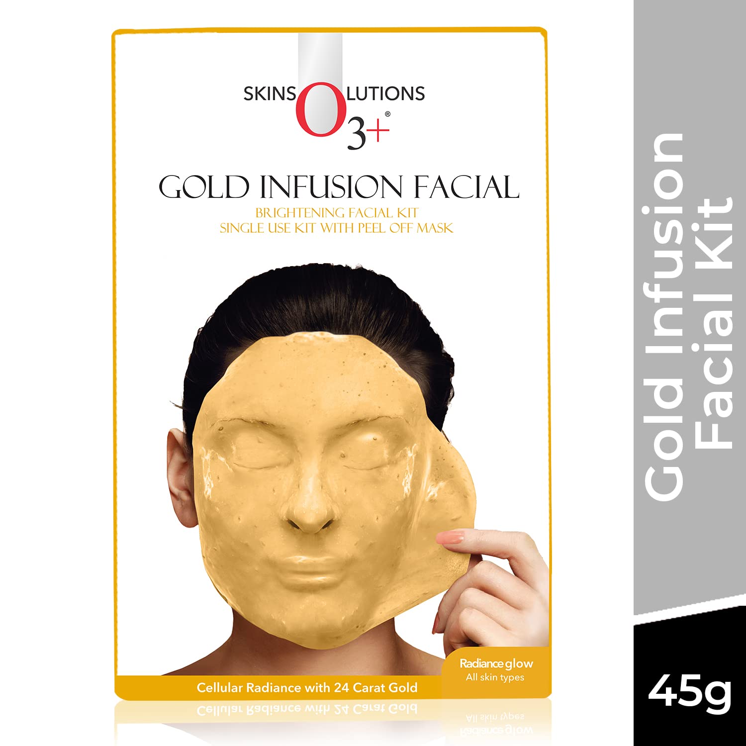 O3+ Gold Infusion Facial kit with Peel Off Mask