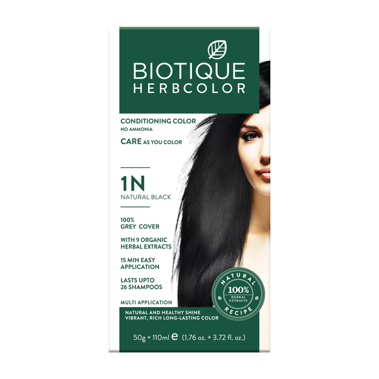 Biotique Herbcolor 1N Natural Black