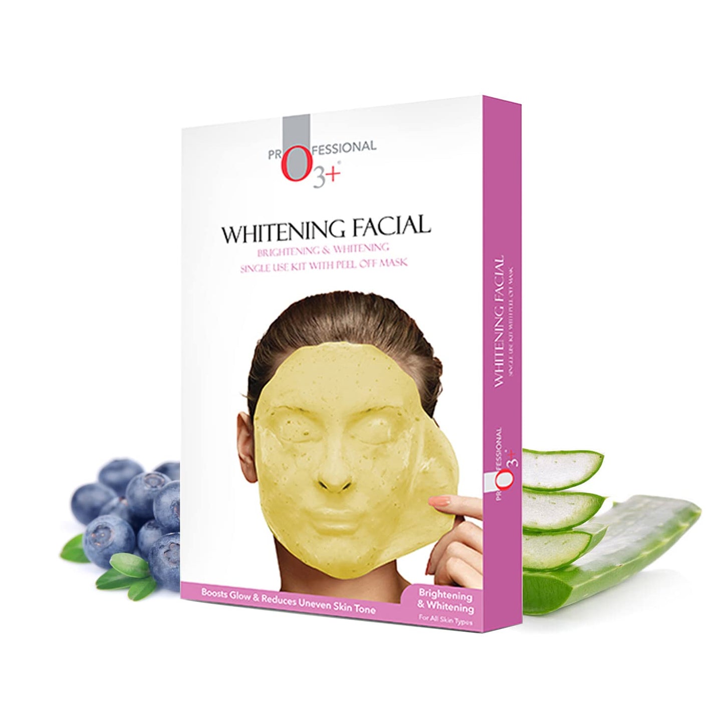 O3+ Brightening & Whitening Facial kit with Peel Off Mask