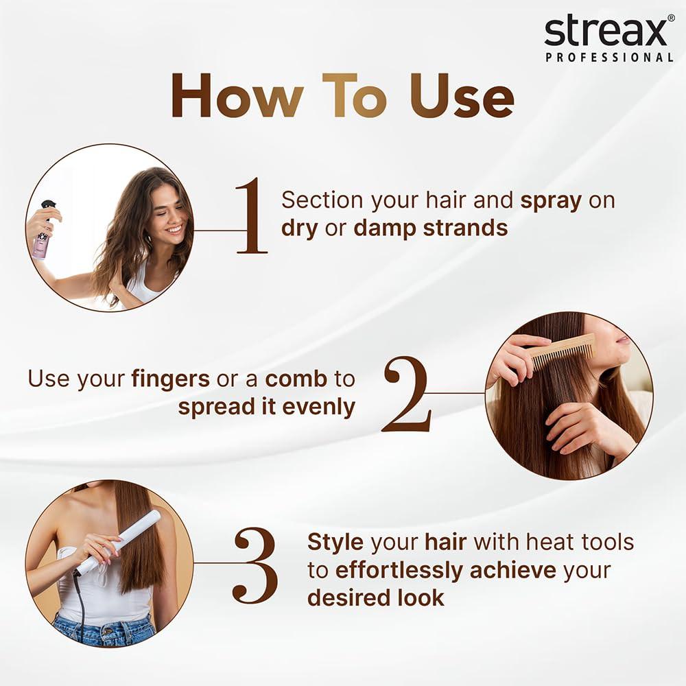 Streax Hold & Play heat protection spray