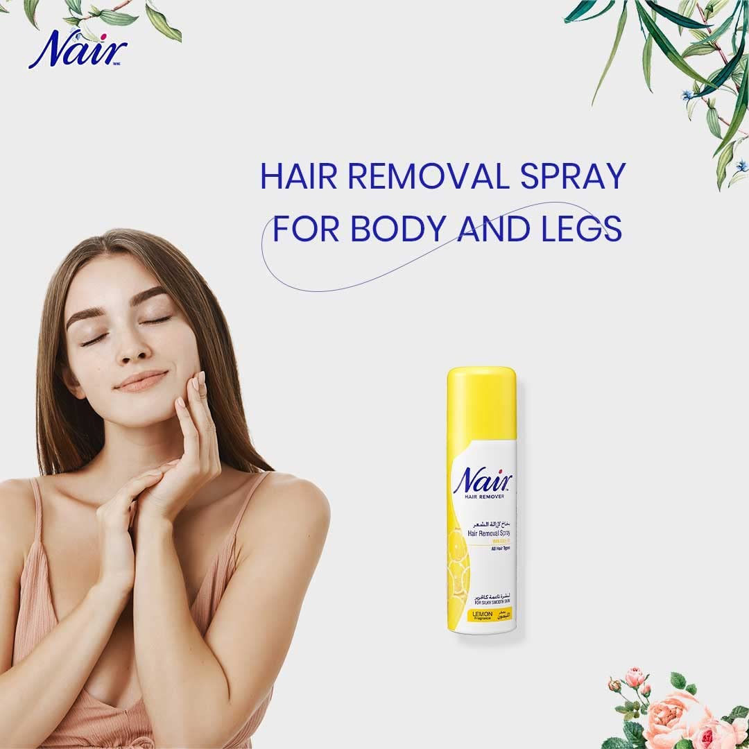 Nair Hair Remover Spray Lemon Fragrance