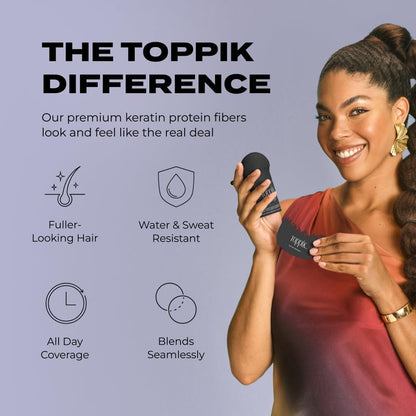 Toppik Hair Building Fiber.