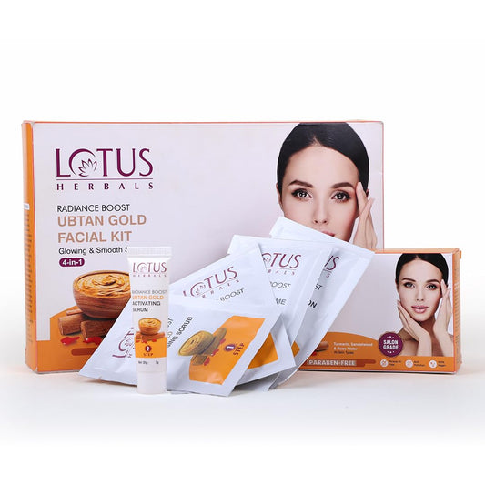 Lotus Radiance Boost Ubtan Gold Facial Kit