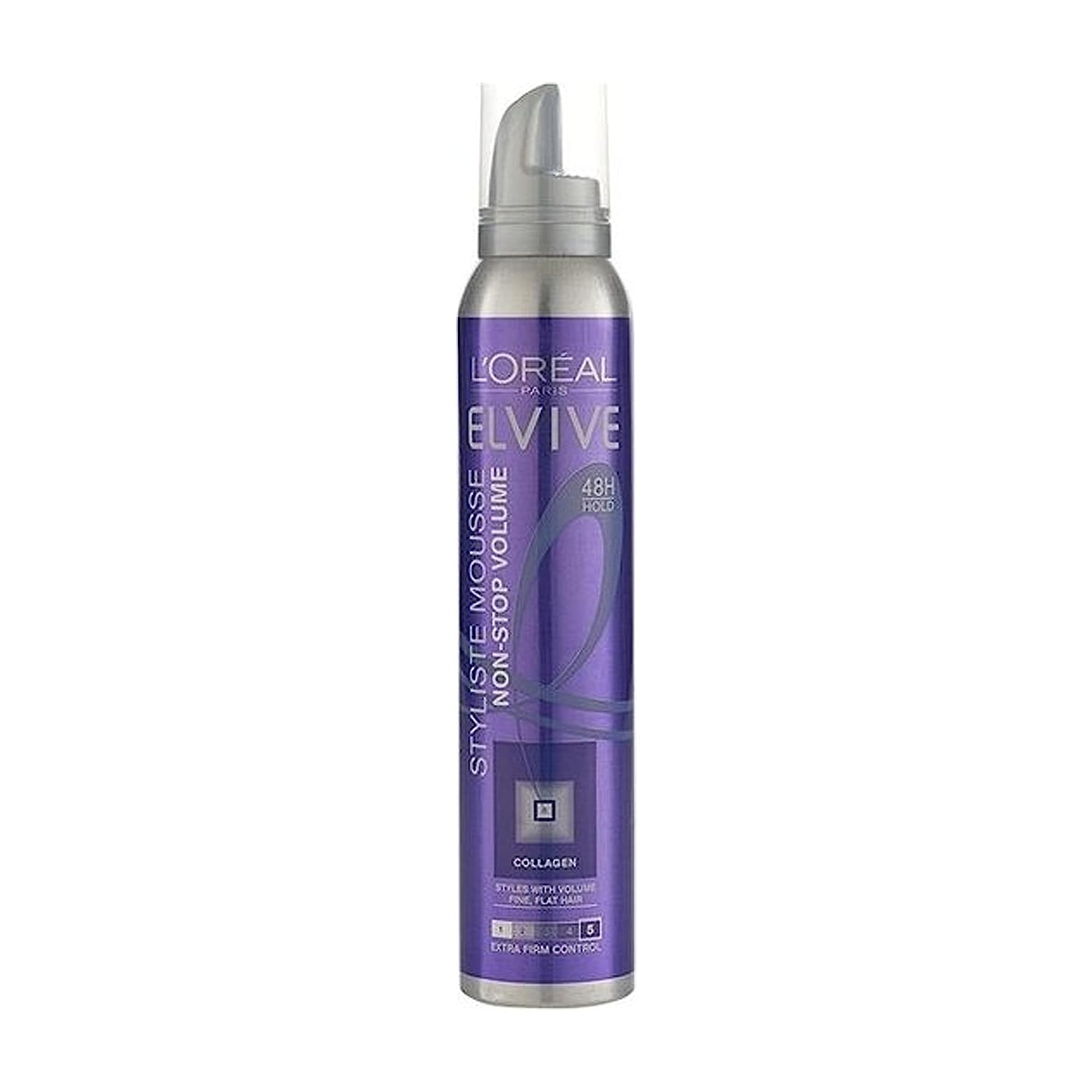 Loreal Elvive Extra Volume 48H Hold Styliste Mousse 200 ML