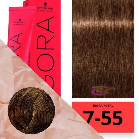 Schwarzkopf Igora Hair Color 7-55