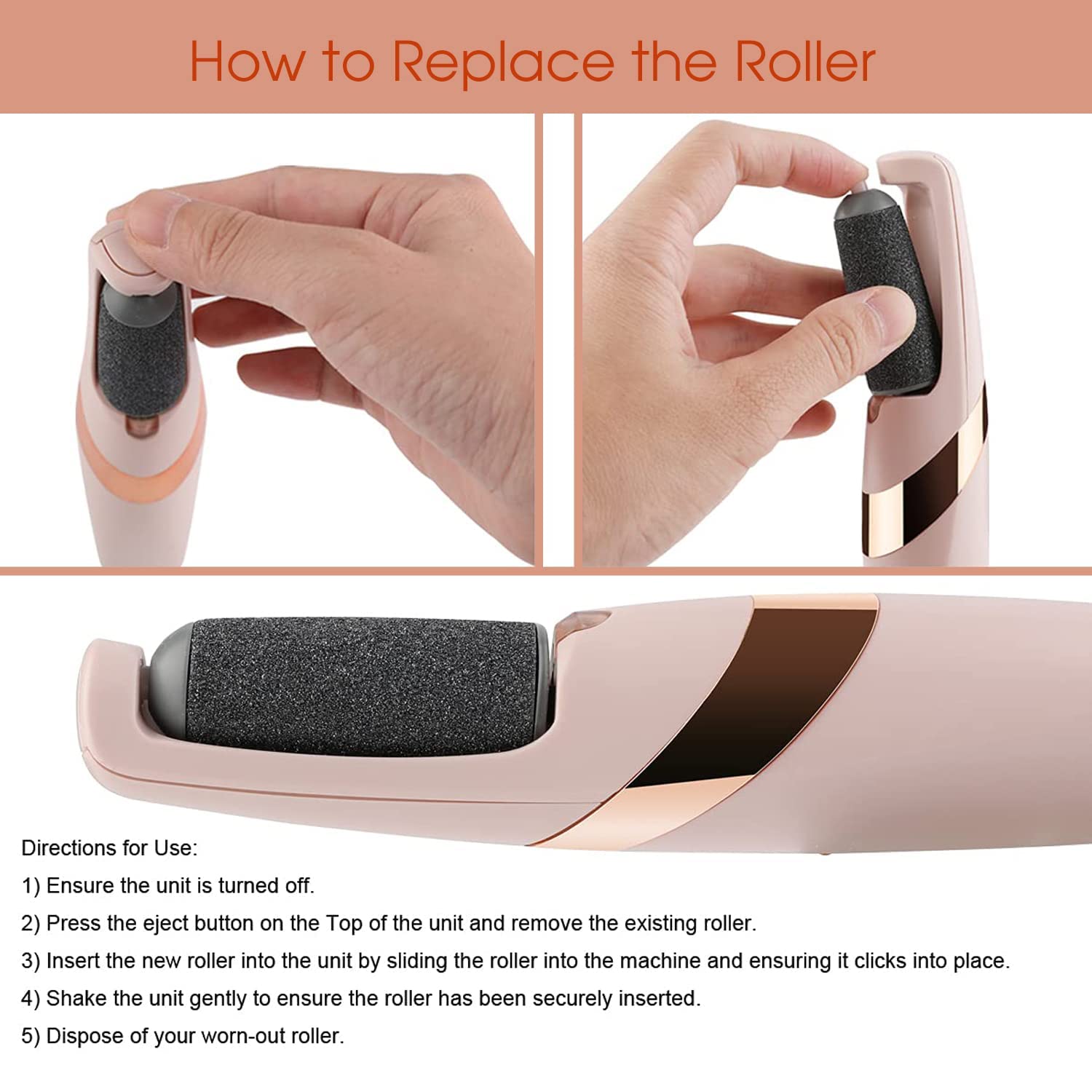 Pedicure Tool electronic for Calluses cracked skin