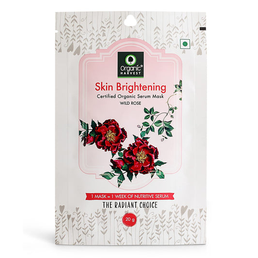 Skin brightening Serum Face Mask Organic Harvest