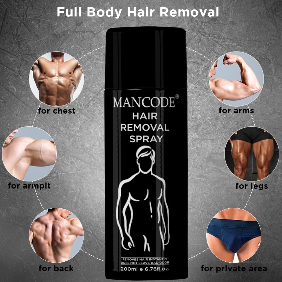 Hair Removal Spray 200ml Mancode