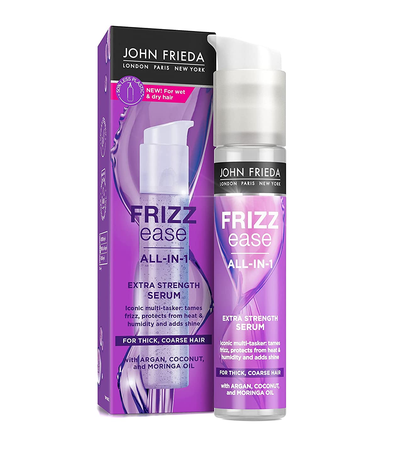 John Frieda Frizz Ease Extra Strength Serum New
