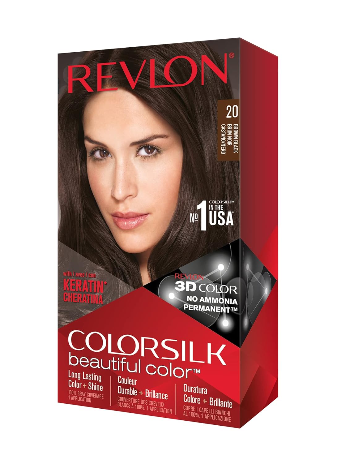 Revlon ColorSilk 20 Brown Black