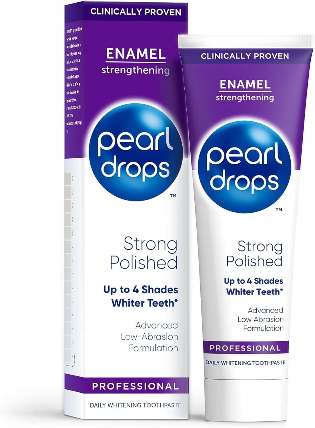 Pearl Drops Enamel Strengthening Strong Polished toothpaste