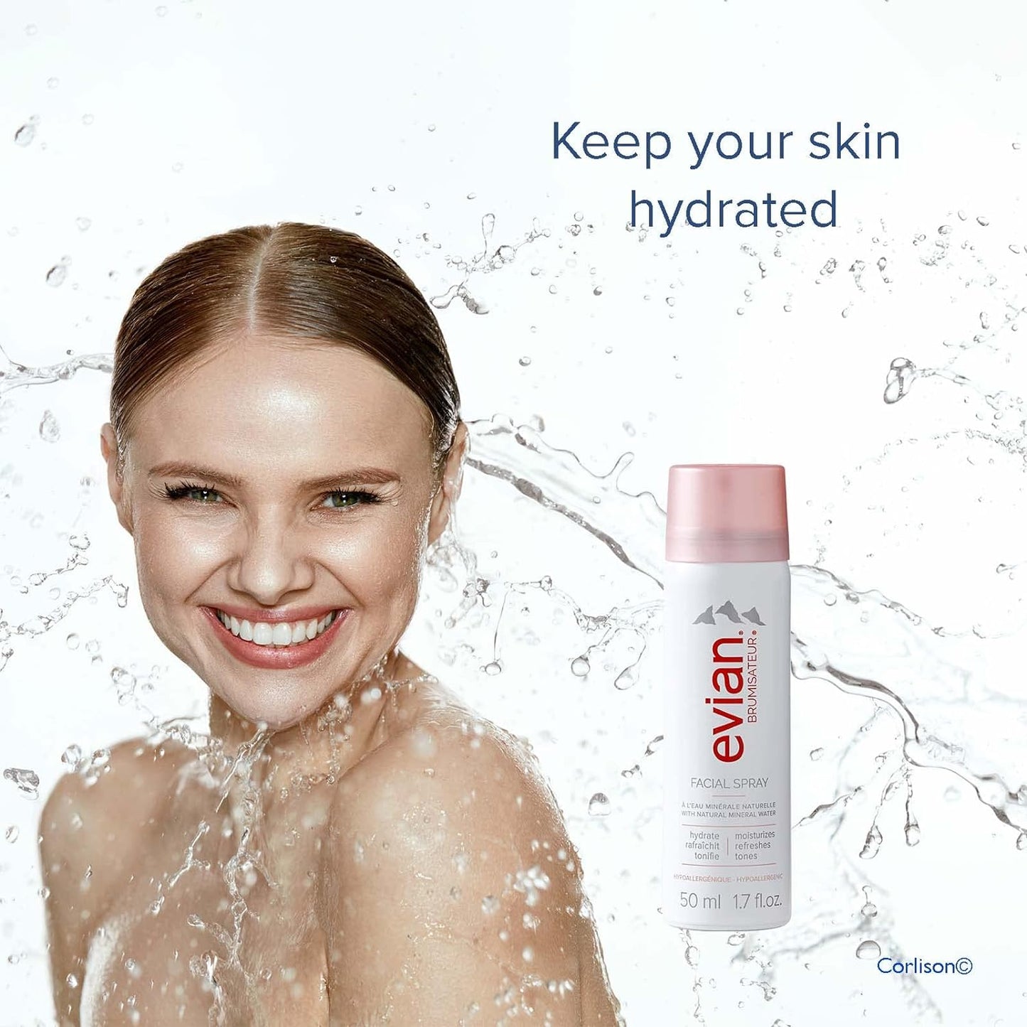 Evian Natural Mineral Water Facial Spray