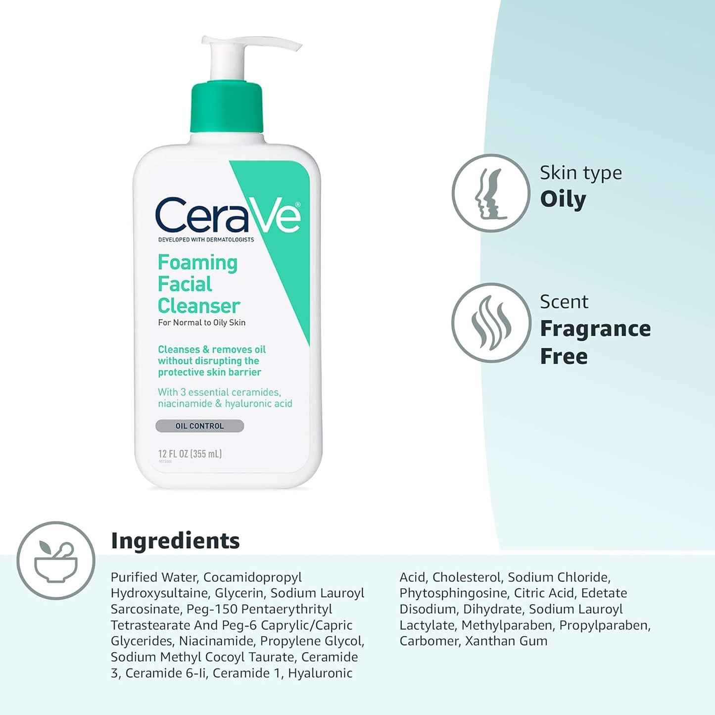 CeraVe Foaming Cleanser 8 FL