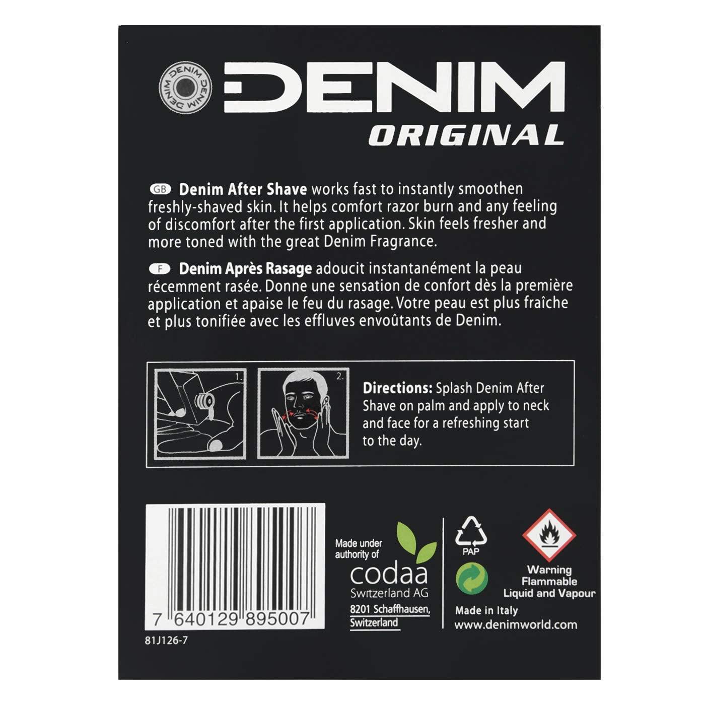 Denim Original After Shave 100 ml