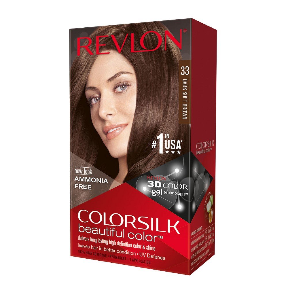 Revlon ColorSilk 33 Dark Soft Brown