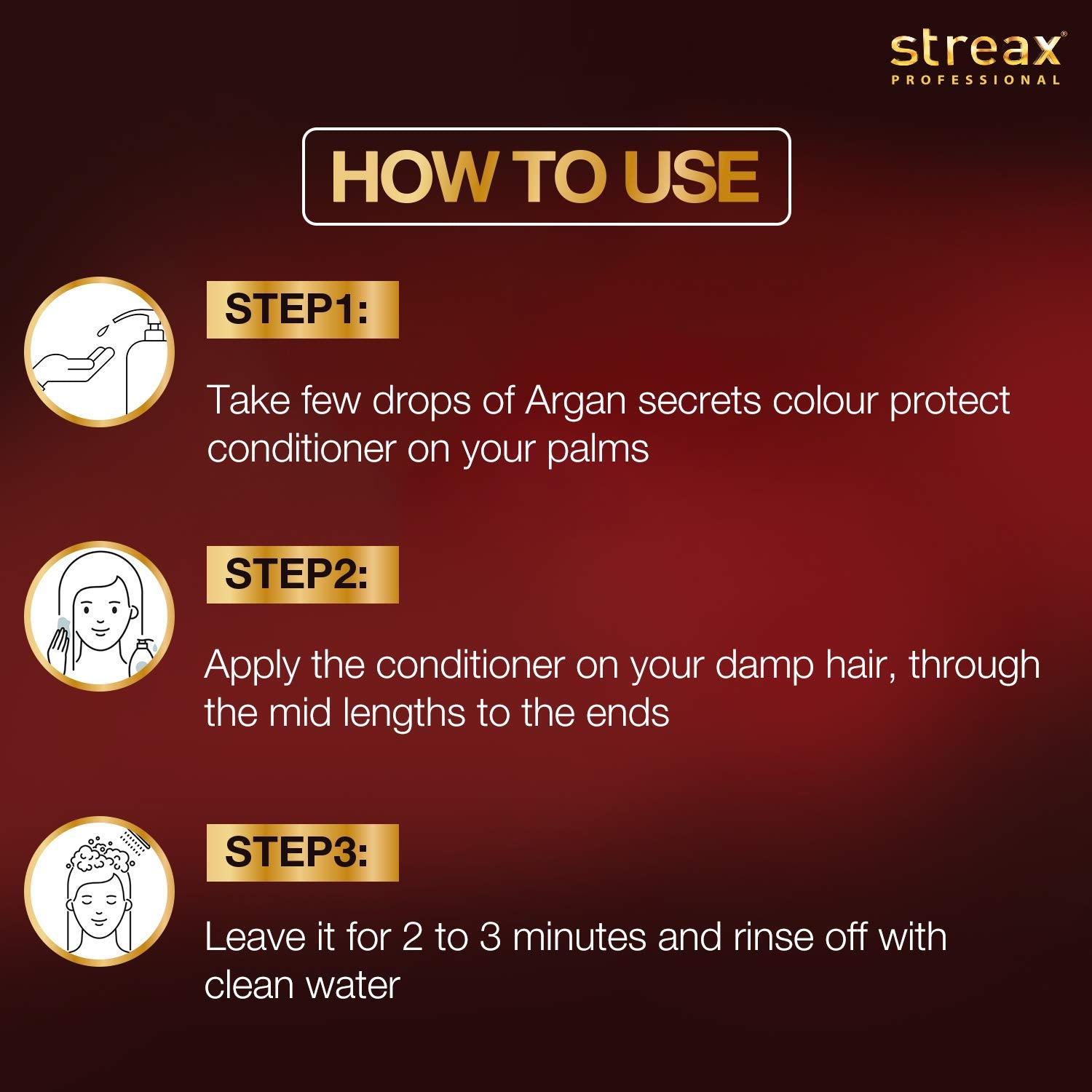 Streax Argan Secrets Color Protect Conditioner