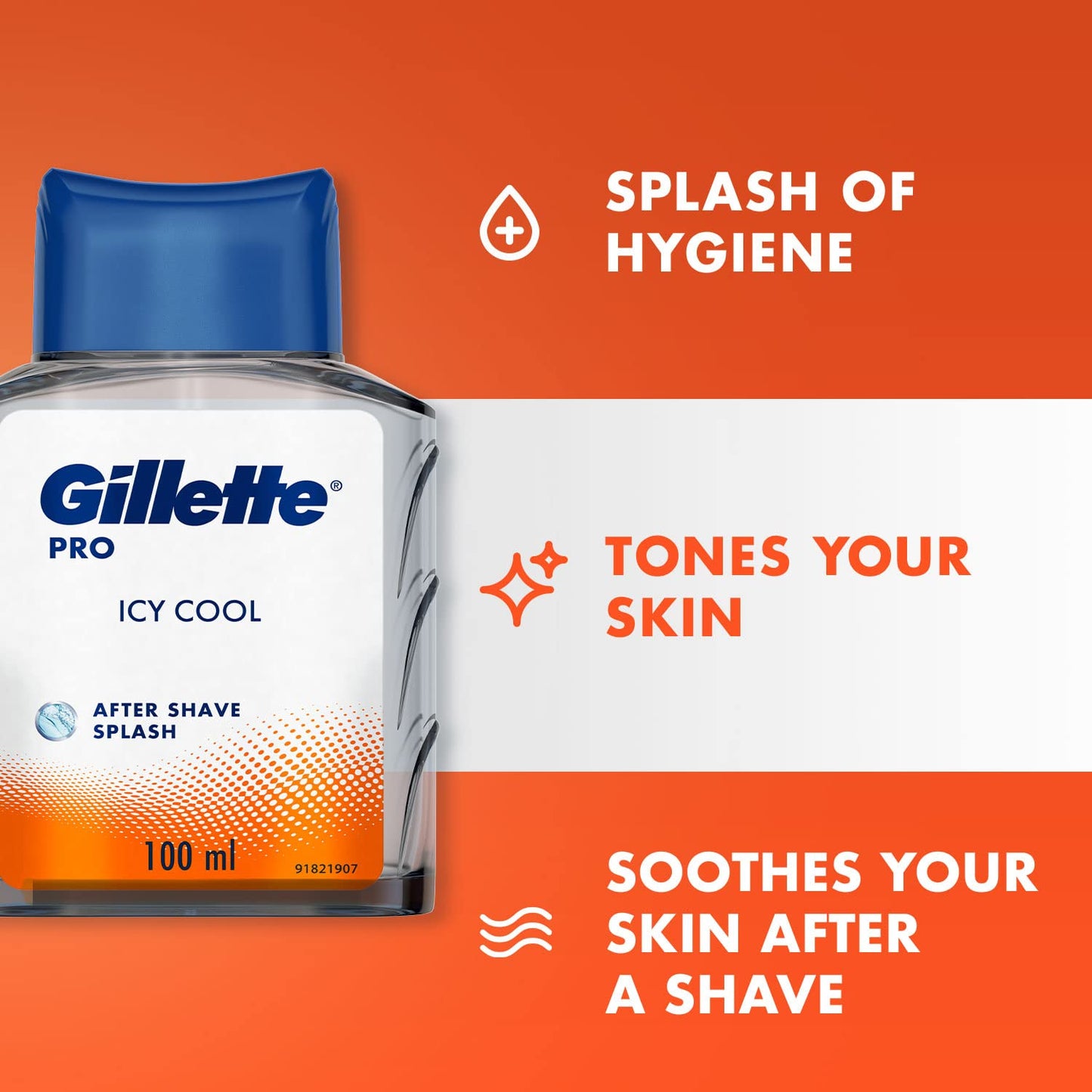 Gillette Pro Icy Cool After Shave Splash