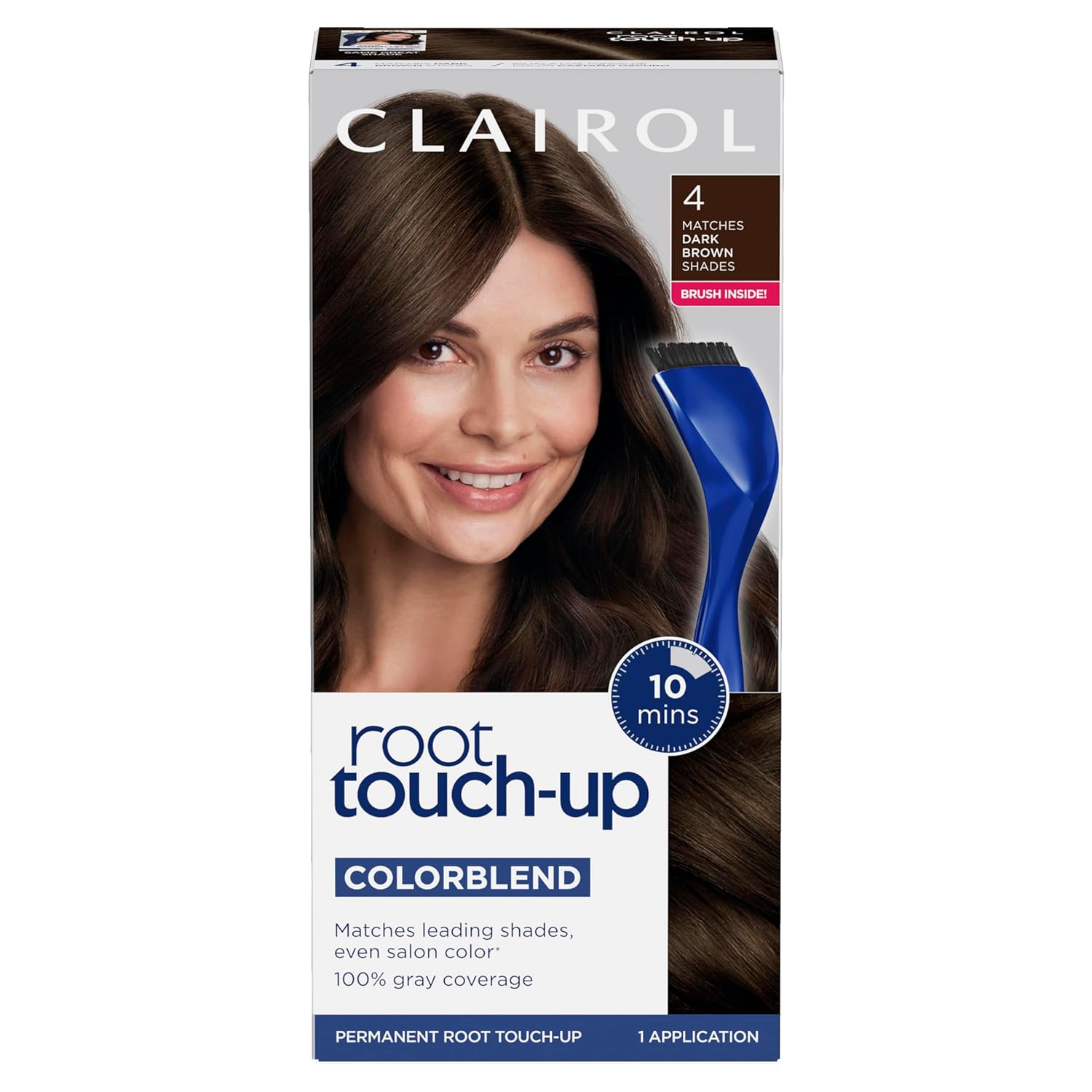 Clairol 4 Dark Brown root touch up USA